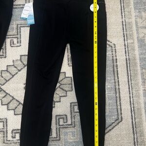 Jockey Women's Black Leggings. One NWT